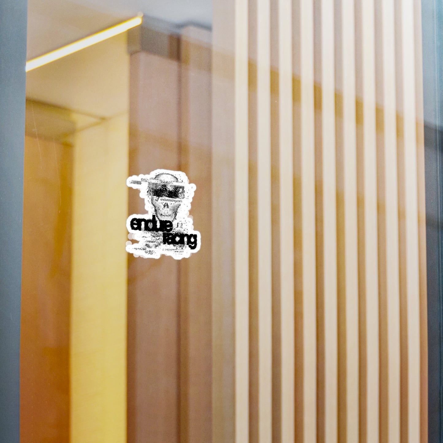 Glitch kiss cut sticker